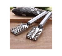 4pcs Stainless Steel Fish Scale Scraper Piece, Multi-function Brush, Open Bottle, Kill Fish, Scrape Fish, Remove Scales, Brush Fish Scales
