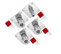 4pcs Stainless Steel Pressure Washer Holder 1/4" Quick Connect | Stainless steel build, rust resistant, holds 4 tips, fits 1/4" quick para connect, garage organization