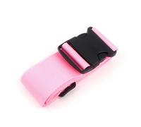4Pcs Straight Luggage Strap, Suitable For Suitcases and Boxes, with Adjustable Release Buckle For Travel Accessories para Bolsos(Pink)