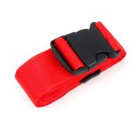 4Pcs Straight Shaped Luggage Straps For Suitcase, Polyester Belt with Adjustable Release Buckle Travel Accessory para Equipaje(Red)