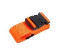 4Pcs Straight Shaped Luggage Straps For Suitcase, Polyester Belt with Adjustable Release Buckle Travel Accessory para Bolsos(Orange)