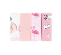 4pcs suave transpirable algodón toalla de mano para bebé con impresión de dibujos animados para el cuidado de la piel suave y uso diario lindo paño de dibujos animados bebé