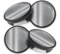 4Pcs Tapas centrales 54mm para Ford Kuga 2012-2019,Tapacubos Seat Universales Accesorios para Llantas de Neumáticos de Coche Accesorios de protección Tapas Decorativas para Llantas,Silver