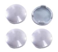 4Pcs Tapas Centro Tapacubos para Ford Focus 2014-2018,54mm Tapas Centrales para Llantas,Accesorios de Tapa de Llanta de Coche Cubierta Protección contra Polvo,Brushed Silver