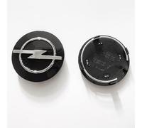 4Pcs Tapas Centro Tapacubos para Opel Zafira C P12 I 2012-2019, Tapas Centrales para Llantas,Accesorios de Tapa de Llanta de Coche Cubierta Protección contra Polvo,64mm-Black