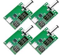 4pcs Tipo-C QC AFC PD2.0 PD3.0 a DC Fast Charge Decoy Trigger Detector de sondeo USB PD Notebook Power Supply Change Board con soporte LED 5V/9V/12V/15V/20V salida de voltaje fijo