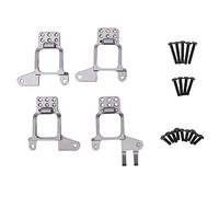 4Pcs Torre de Amortiguación, Metal Delantero/Trasero Shock Tower Mount Soporte de Montaje para TRAXXAS 1/10 RC Crawler