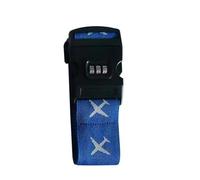 4Pcs Travel Luggage Strap Adjustable Password Lock Packing Belt Anti-Theft Baggage Secure Bundling para Bolsos(Dark Blue)