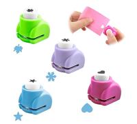 4pcs Troqueladora Papel y Goma Eva Punch Circulo, Erforadora De Papel Y Scrapbooking, Punch Circular Para Manualidades, Scrapbooking Y Decoración, Ideal Para Crear Formas Y Diseños Personalizados