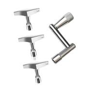 ＡＷＨＡＯ 4pcs tune de tambor clave de tambor portátil herramienta de mano profesional práctica múltiple para instrumentos musicales de percusión