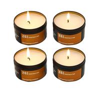 4pcs Velas De Supervivencia - 30 Horas Velas Supervivencia Y Emergencia De Longevar Duración, VelasPara Prevenciónde Desastres Deemergencia Vela En Tarro Para,Paraemergencia,Camping,Senderismo