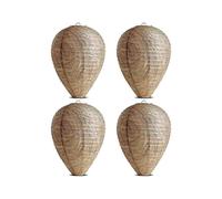4pcs Wasp Nest Decoy Hanging Fake Trap Non-toxic Paper Decoy