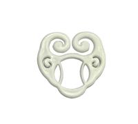 4pcs Women Brooches Clothes Corner Knot Button Ring Shirt Hem T-shirt Scarf Buckle Clothes Decoration Accessories para Mujeres Niñas Accesorios Decorativos(White-2)