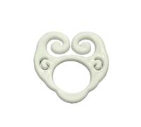 4pcs Women Brooches Clothes Corner Knot Button Ring Shirt Hem T-shirt Scarf Buckle Clothes Decoration Accessories para Mujeres Niñas Accesorios Decorativos(White-1)