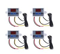 4PCS XH-W3001 Controlador de Temperatura 110-220V Pantalla Digital LCD Termostato Inteligente -50 ℃ a 110 ℃ Regulador de Temperatura Inteligente para Sistema de Aire Acondicionado