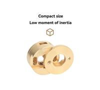 4PCS Z Axis Screw Couplings Oldham Coupler for CR10 S4 S5 CR10S PRO Ender3 Pro V2 3S BLV 16mm T8 Screw 3D Printer Parts