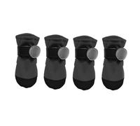 4PCS Zapatos para Perros con Suelas De Suave Reflectantes Protectores De Patas Resistentes Agua para Razas Pequeñas Actividad Aire Libre Zapatos Antideslizantes para Perros con Reflectante
