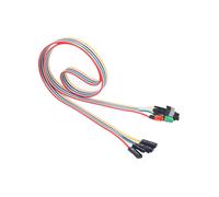 4piezas 20 pulgada Plomo de Interruptor HDD de Reinicio de Alimentacion de Potencia ATX de Lampara LED Verde Rojo Caja de PC