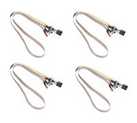 4piezas 20 pulgada Plomo de Interruptor HDD Reinicio Alimentacion Potencia ATX Lampara LED Verde Rojo Caja PC