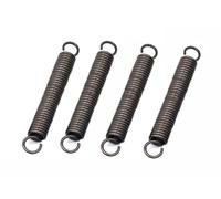 4Piezas Resortes De Extensión Con Gancho Muelle 110mm, Diámetro Del Cable 2,5mm, Diámetro Exterior 14mm