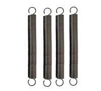 4Piezas Resortes De Extensión Con Gancho Muelle 140mm, Diámetro Del Cable 2,0mm, Diámetro Exterior 13mm