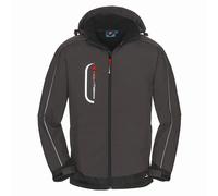 4PROTECT Betrschaqueta softshell de protección Montana gris/negro XL