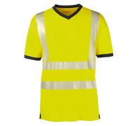 4PROTECT Camiseta alta visibilidad Miami amarillo/gris fluorescente XS