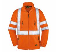 4PROTECT Chaqueta polar de alta visibilidad Seattle naranja fluorescente 6XL