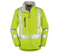 4PROTECT Chaqueta softshell de alta visibilidad Tyler amarillo fluorescente XXL