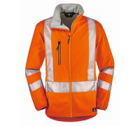 4PROTECT Chaqueta softshell de alta visibilidad Tyler naranja fluorescente XXL