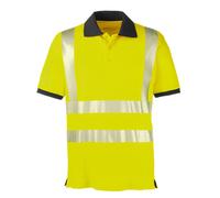 4PROTECT Polo de alta visibilidad Orlando amarillo/gris fluorescente 6XL