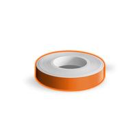 4R Quattroerre.it 10274 Wheel Stripes Tiras Reflectantes para Llantas de Moto, Naranja, 9 mm x 6 mt