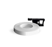 4R Quattroerre.it 10280 Wheel Stripes Tiras Reflectantes para Llantas de Moto con Aplicador, Blanco, 7 mm x 6 mt