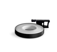 4R Quattroerre.it 10281 Wheel Stripes Tiras Reflectantes para Llantas de Moto con Aplicador, Negro, 7 mm x 6 mt