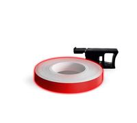 4R Quattroerre.it 10282 Wheel Stripes Tiras Reflectantes para Llantas de Moto con Aplicador, Rojo, 7 mm x 6 MT