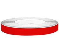 4R Quattroerre.it 10342 Wheel Trim Tiras adhesivas Reflectantes con Aplicador para Llantas de Coche, Rojo, 7 mm x 6 mt