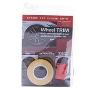 4R Quattroerre.it 10362 Wheel Trim Tiras adhesivas Racing con Aplicador para Llantas de Coche, Amarillo, 5 mm x 6 mt