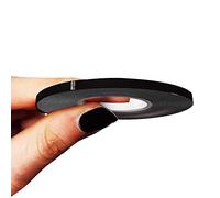 4R Quattroerre.it 10454 Franjas Trim Tiras Adhesivas para Coche, Negro, 3 mm x 10 MT