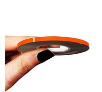 4R Quattroerre.it 10459 Franjas Trim Tiras Adhesivas para Coche, Naranja KTM, 3 mm x 10 MT