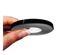 4R Quattroerre.it 10468 Franjas Trim Tiras Adhesivas para Coche, Negro, 5 mm x 10 MT