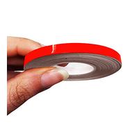 4R Quattroerre.it 10475 Franjas Trim Tiras Adhesivas para Coche, Rojo Neón, 5 mm x 10 MT