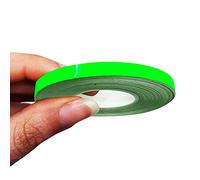 4R Quattroerre.it 10477 Franjas Trim Tiras Adhesivas para Coche, Verde Neón, 5 mm x 10 MT