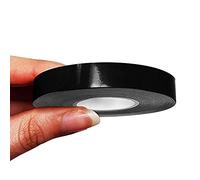4R Quattroerre.it 10496 Franjas Trim Tiras Adhesivas para Coche, Negro, 10 mm x 10 MT