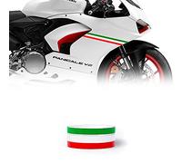 4R Quattroerre.it 10640 Tiras Adhesiva Bike Stripe Tricolor Italy, 3,5 cm x 2 MT