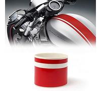 4R Quattroerre.it 10651 Tiras Adhesiva Bike Stripe Doble, Rojo, 8 cm x 2 MT