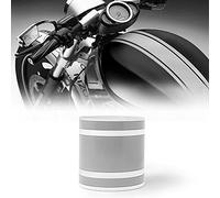 4R Quattroerre.it 10662 Tiras Adhesiva Bike Stripe Triple, Plata, 8 cm x 2 MT