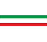 4R Quattroerre.it 10684 Tiras Adhesiva Bike Stripe Tricolor Italy, 8 cm x 2 MT