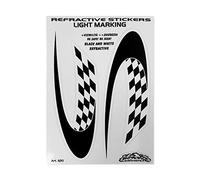 4R Quattroerre.it 1120 Pegatinas Ali Chess Reflectantes 9 x 13 cm