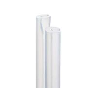 4R Quattroerre.it 12104 Perfiles Protectores de Puertas para Coches, Transparentes, 2 Piezas, 65 cm