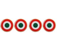 4R Quattroerre.it 14122 Stickers 3D Capuchón Italia, Set 2 HQ, 21 mm (Paquete de 2)
